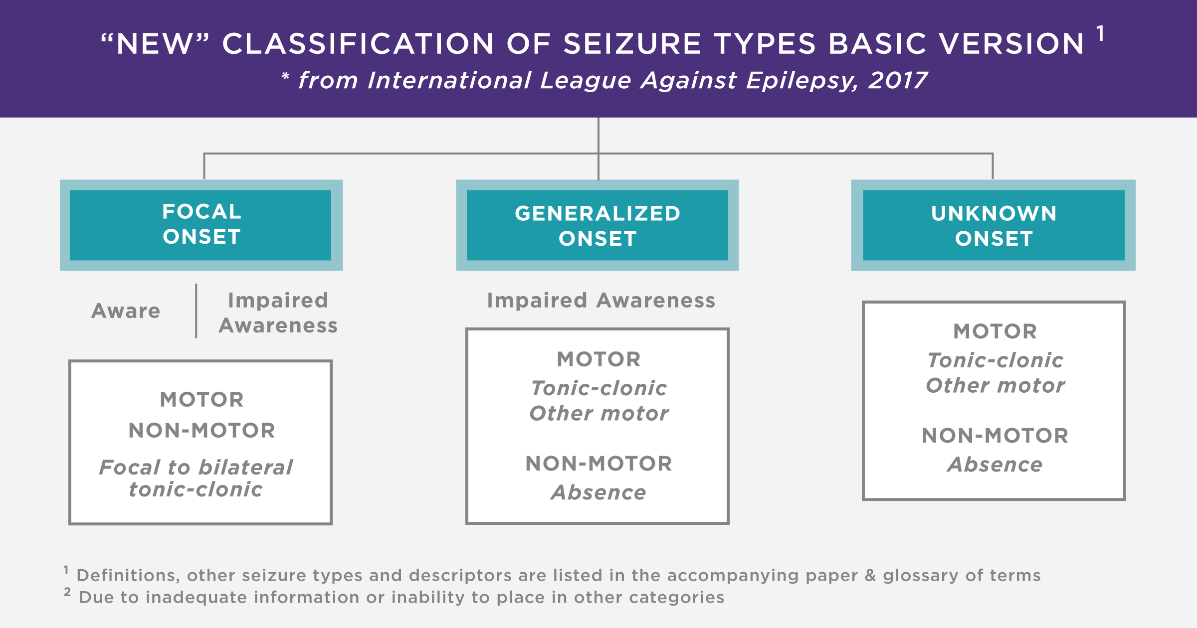 type of seizure